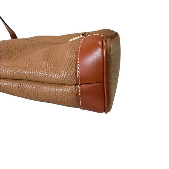 Dooney & Bourke Light Brown Pebbled Leather Crossbody Bag - Picture 7 of 12